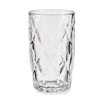 Glass Diamond Transparent Glass 6 Units (340 ml)