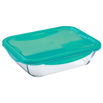 Hermetic Lunch Box Pyrex C&G Turquoise Glass (800 ml)