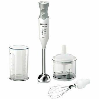 Hand-held Blender BOSCH MSM66150 White Grey Silver 600 W