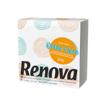 Paper napkin Renova Doble Déco 60 Units 33 x 33 cm