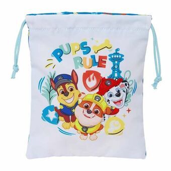 snack bag The Paw Patrol Pups Rule Blue 20 x 25 cm