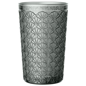 Glass Bidasoa Onix Grey Glass (35 cl)