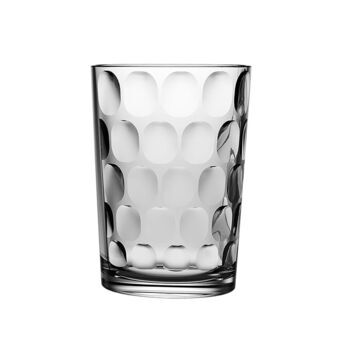 Glass Quid Urban Circles Transparent Glass (50 cl)