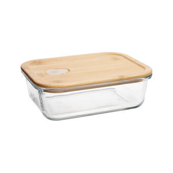 Lunch box Bidasoa Miplaneta Crystal Transparent (1,52 L)