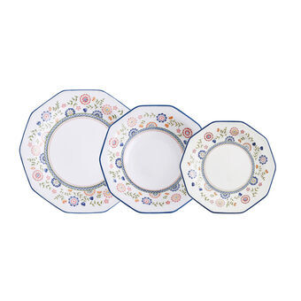 Dinnerware Set Queen´s By Churchill Bengal Multicolour Ceramic 12 Pieces