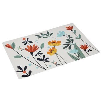 Table Mat Versa Selene Flowers polypropylene 43 x 28 cm