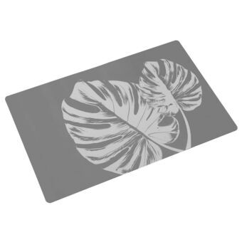 Table Mat Versa Shelly Grey 43 x 28 cm polypropylene