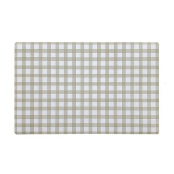 Table Mat Versa Vichy Beige polypropylene 43 x 28 cm