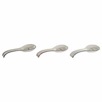 Spoon Rest DKD Home Decor Blue Red Green (3 pcs) (22.5 x 8 x 3 cm)