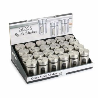 Spice Rack DKD Home Decor Stainless steel 1 Unit 90 ml (5 x 5 x 8,2 cm)