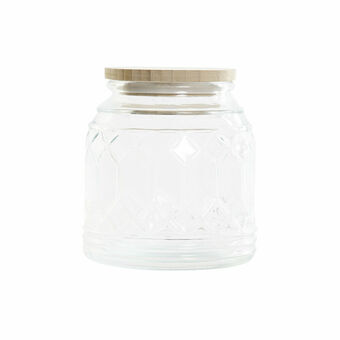 Tin DKD Home Decor Crystal Bamboo (13.6 x 13.6 x 15 cm) (1300 ml)