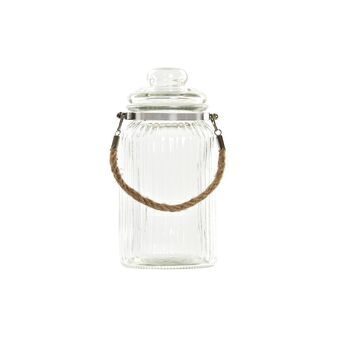 Tin DKD Home Decor Crystal Natural Transparent Pinewood (1,3 L)