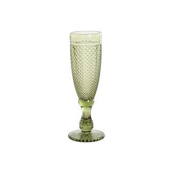 Set of cups DKD Home Decor Green Crystal 150 ml