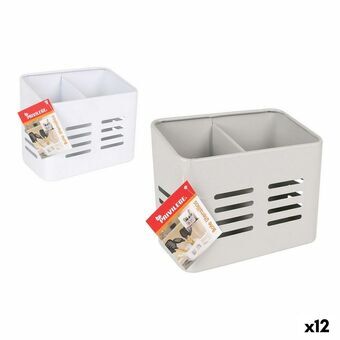 Pot for Kitchen Utensils Privilege 142111 16 x 9 x 13 cm (12 Units) (16 x 9 x 13 cm