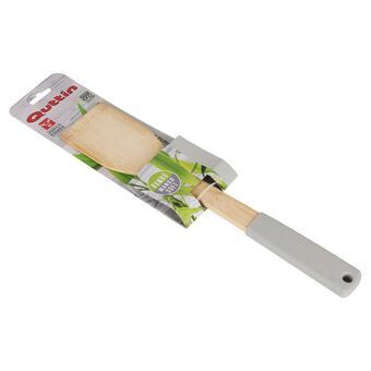 Kitchen Spatula Quttin Soft Straight Bamboo 30 x 6 cm (30 cm)