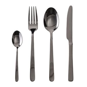 Cutlery Black Stainless steel 24 Pieces