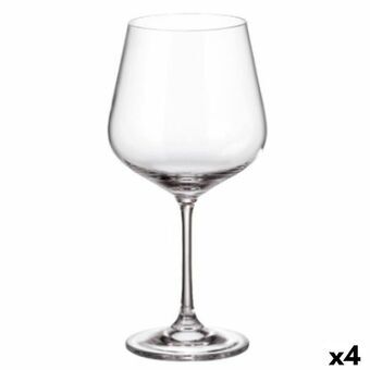 Set of cups Bohemia Crystal Sira 600 ml (6 Units) (4 Units)