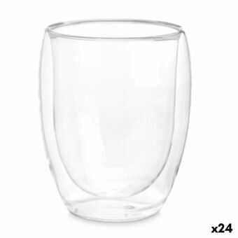 Glass Transparent Borosilicate Glass 326 ml (24 Units)