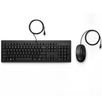 Keyboard and Mouse HP 286J4AA Black