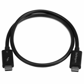 Thunderbolt 3 cable Startech TBLT Black 50 cm