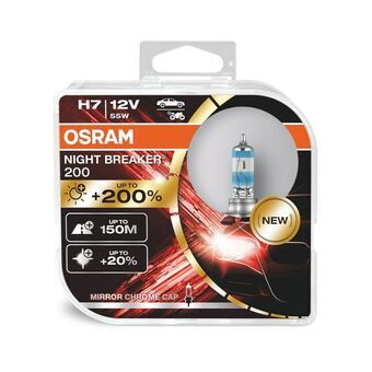 Car Bulb Osram O64210NB200HCB 55 W PX26D 3550 K 12 V (2 Units)