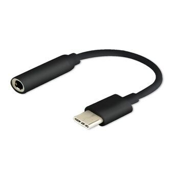 USB C to Jack 3.5 mm Adapter Savio AK-35/B Black