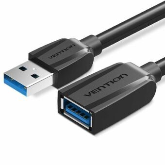 USB Extension Cable Vention VAS-A45-B100 Black 1 m