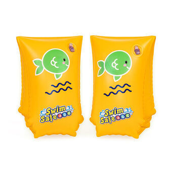 Sleeves Bestway Yellow 30 x 15 cm Fish (1 Unit)