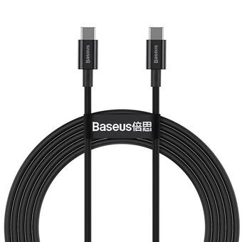 Cable USB C Baseus Superior Black 1 m