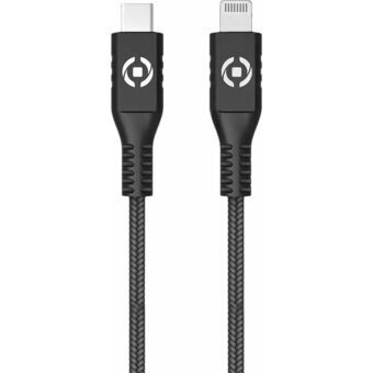 USB-C to Lightning Cable Celly PL2MUSBCLIGHT 2 m Black