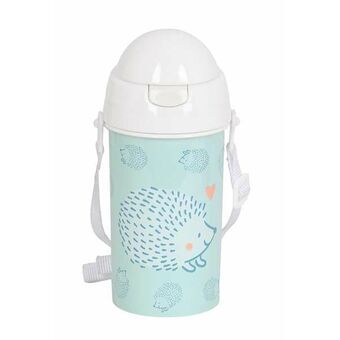 Water bottle Safta Turquoise Polyurethane 500 ml Hedgehog