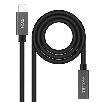 USB-C Extension Cable NANOCABLE 10.01.4400 Black 50 cm