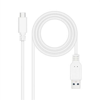 USB-C Cable to USB NANOCABLE 10.01.4001-W White 1 m