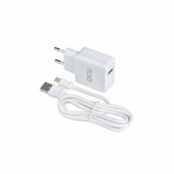 Wall Charger + USB C Micro Cable DCU 37250000 White 1 m