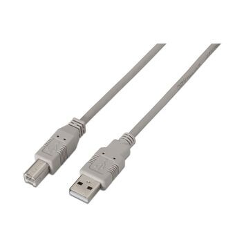 USB 2.0 A to USB B Cable Aisens A101-0002 Beige 1,8 m