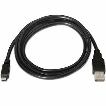 USB Cable to micro USB Aisens A101-0028 Black 1,8 m