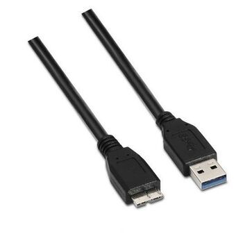 USB Cable Aisens A105-0043 Black 1 m