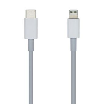 Lightning Cable Aisens A102-0441 White 20 cm (1 Unit)