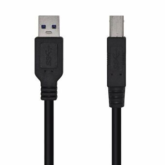 USB Cable Aisens A105-0445 Black 3 m (1 Unit)