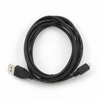 USB 2.0 A to Micro USB B Cable GEMBIRD CCP-MUSB2-AMBM-1M (3 m) Black 1 m