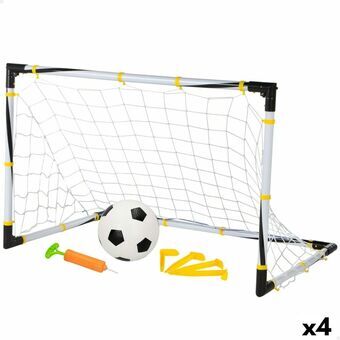 Football Goal Colorbaby 90 x 59 x 59 cm Foldable (4 Units)