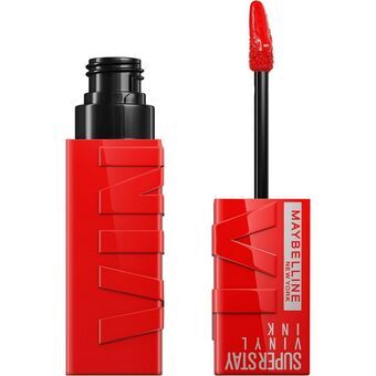 shimmer lipstick Maybelline SuperStay 25-red-hot