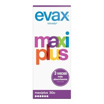 Maxi Plus panty liner Evax (30 uds)