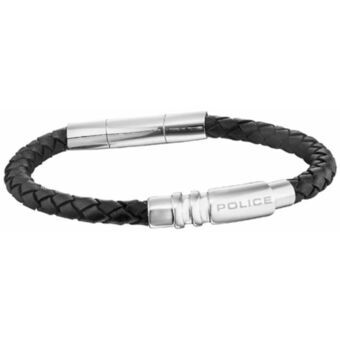 Men\'s Bracelet Police PJ25892BLB.01A Leather 19 cm