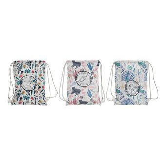 Rucksack DKD Home Decor Velvet Polyester (3 pcs)