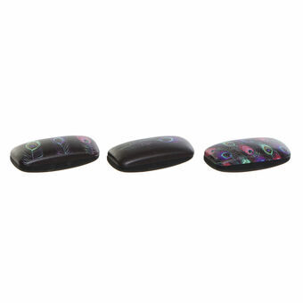 Glasses Case DKD Home Decor Metal (3 pcs) (16 x 7 x 5.5 cm)