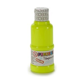 Tempera Neon Yellow 120 ml (12 Units)