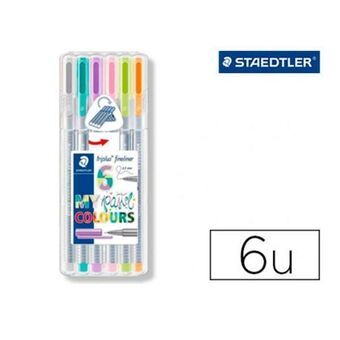 Set of Felt Tip Pens Staedtler 334 SB6CS1 (6 Units)