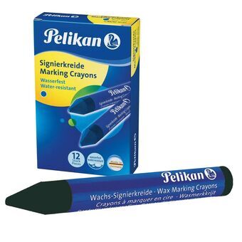 Coloured crayons Pelikan 701003 Black 12 Pieces