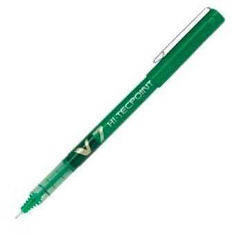 Liquid ink ballpoint pen Pilot Roller V-7 Green 12 Units